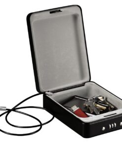 Sentry Safe Small Safe, Lock Box with Combination Lock for Office or Dorm, Ex: 2.6 in. H x 5.9 in. W x 8.0 in. D Combo Lock Black 23 71NkaVLoZ3L