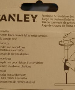 STANLEY Screwdriver Set, Precision, 6-Piece (66-052) , Yellow 37 71NlCKIw7JL