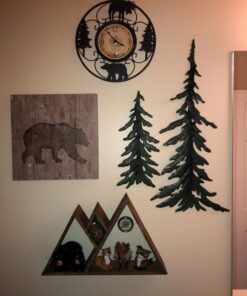 FirsTime & Co. Wildlife Wire Wall Clock, 11", Brown/Black 14 71NlLOU9gUL