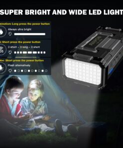 AVAPOW 6000A Car Battery Jump Starter(for All Gas or up to 12L Diesel) Powerful Starter with Dual USB Quick Charge and DC Output,12V Pack Built-in LED Bright Light 31 71NlkjbtgyL