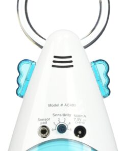 Alternative view of Angelcare Movement and Sound Monitor, Aqua/White Standard