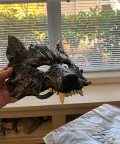 Himine Gray Wolf's Head Mask for Halloween Christmas Party Stage performances and other festivals 36 71NmAjG7xuL 1