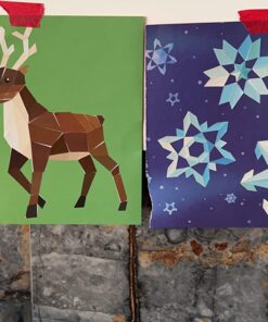 Paint by Sticker Kids: Christmas: Create 10 Pictures One Sticker at a Time! Includes Glitter Stickers 26 71NmG7NYGL