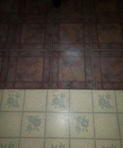 Nexus Self Adhesive 12-Inch Vinyl Floor Tiles, 20 Tiles - 12" x 12", Spanish Rose Pattern - Peel & Stick, DIY Flooring for Kitchen, Dining Room, Bedrooms & Bathrooms by Achim Home Decor 52 71NmWELbVmL 2