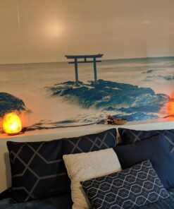 Himalayan Glow HS-1003 Himalayan Hand Carved Crystal Salt Lamp with Wooden Base, 6-7 LBS, Pink 71 71NmY97h1L