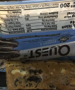Quest Nutrition Cookies & Cream Protein Bars, High Protein, Low Carb, Gluten Free, Keto Friendly, 12 Count Cookies And Cream 31 71NmydPQGLL