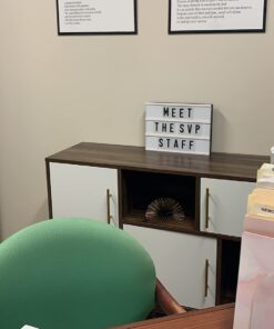 Northpoint Cinema Style 10-LED Home Decor Large Light Box with 109 Letters and Characters, Wall Mounted or Tabletop, Battery or USB Powered, White 26 71Nn dYF00L