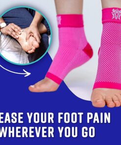 Bitly Plantar Fasciitis for Women & Men Socks Foot & Ankle Compression Sleeve, Pink, M Medium 1 24 71Nn2bQ6tL 1