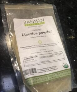 Banyan Botanicals Licorice Root Powder, 1/2 Pound - USDA Organic - Glycyrrhiza glabra - Ayurvedic Herb for Lungs, Skin, & Stomach … 8 Ounce (Pack of 1) 13 71Nnety57L