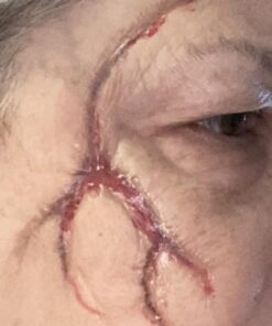 Mehron Makeup Rigid Collodion with Brush | Scarring Liquid | Scar Liquid | Liquid Scar Makeup | SFX Scar Makeup for Film .125 oz (4ml) 47 71No28CWRL 1