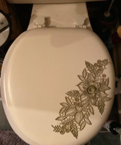 Bemis 13EC 006 Toilet Seat, 1 Pack Round, Bone 15 71NoUXpdccL