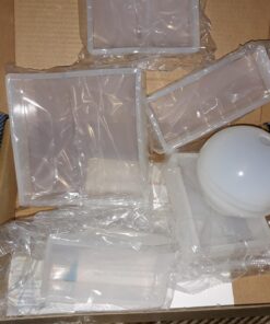 LET'S RESIN Epoxy Resin Molds, Resin Casting Molds Silicone Square Ball Molds 9PCS Different Sizes,Silicone Resin Molds for Resin Jewelry,Specimen DIY 31 71NoZvmIfIL