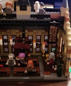 LEGO Harry Potter Hogwarts Great Hall 75954 Building Kit and Magic Castle Toy, Fantasy Creatures, Hermione Granger, Draco Malfoy and Hagrid (878 Pieces) 43 71NomeSm7qL