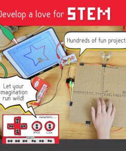 Makey Makey STEM Kit from JoyLabz - Hands-on Technology Learning Fun - Science Education - 1000s of Engineering and Computer Coding Activities Red 26 71Np07fL2QL