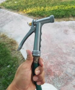 Gilmour Full Size Zinc Pistol Grip Nozzle with Threaded Front, Silver (857302-1001) 1 33 71Nq2g3HNHL