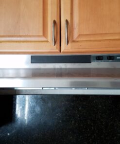 Broan-NuTone F403004 Exhaust Fan for Under Cabinet Two-Speed Four-Way Convertible Range Hood Insert with Light, 30-Inch, Stainless Steel 37 71NqTDmbvHL