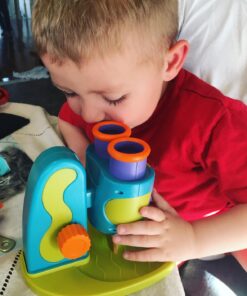 GeoSafari Jr. My First Kids Microscope Toy, Preschool Science, STEM Toy, Gift for Toddlers Ages 3+ Multi-color 32 71NqU1424lL