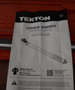 TEKTON 1/2 Inch Drive Micrometer Torque Wrench (10-150 ft.-lb.) | 24335 1/2 Inch Drive (10-150 ft.-lb.) 10-150 ft.-lb. 71 71Nr4Vjq90L