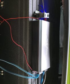 QPower Q Bomb Series 15 Inch Ported Car Subwoofer Sub Box Enclosure with Dual Vented Chamber Design and Black Bed Rhino Liner Spray Finish, Black 22 71NrG6AvmrL