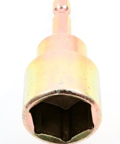 Camco Camper/RV Scissor Jack Drill Adapter Socket | Designed for 1/4-Inch Hex Quick Connect Chucks | Forged of Carbon Steel & Zinc Plated for Corrosion-Resistance (48865) 10 71NroHDCqML