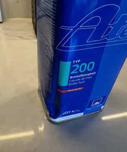 ATE Original TYP 200 Racing Quality DOT 4 Brake Fluid, 1 Liter Can 1 Liter (33.8 ounces) 23 71NrrNcKdBL