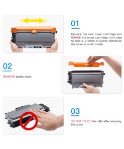 LxTek Compatible Toner Cartridge Replacement for Brother TN-450 TN450 TN420 to compatible with MFC-7360N DCP-7065DN IntelliFax 2840 2940 MFC-7860DW MFC-7460DN HL-2270DW MFC7240 Printer (Black, 4 Pack) 41 71Nt E2wqaL