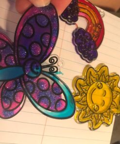 Made By Me Create Your Own Window Art, Paint Your Own DIY Suncatchers, Fun Staycation Activity or Birthday Party Idea, Arts and Craft Kits for Kids Ages 6, 7, 8, 9 49 71NtEXO6rdL