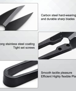 Alternative view of Bonsai Pruning Scissors 5 PCS, Small Pruner Shears, Bud Leaves Trimmer, Garden Shears for Plants, Gardening Clippers for Flower, Stainless Steel Bud and Bonsai Trimming Pruners Trimmers