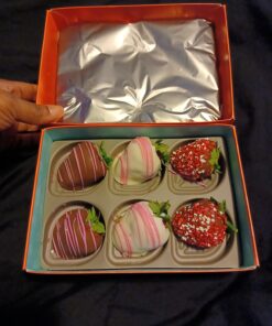 A Gift Inside The Original Love Berries Dipped Strawberries - 6 Berries 6 Love Berries Original 37 71Ntru71b4L