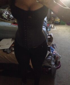 Ann Chery 2027 Corset Waist Trainer for Women’s Weight Loss - Colombian Waist Cincher With Straps - 3 Hook Vest Body Shaper Medium Black 30 71NuEuNtBRL