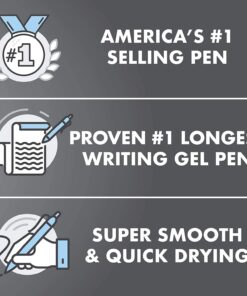 PILOT G2 Premium Fine Point Gel Ink Pen, 0.7 mm, Refillable & Retractable Rolling Ball, 5 Black and 5 Blue pens (Bulk pack of 10 Pens) (14784) 19 71NuL1YqoBL