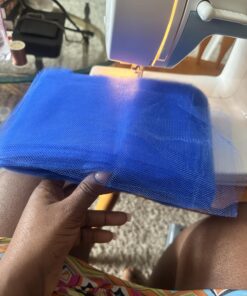 Craft And Party, Royal Blue Fabric Tulle Roll 54 Inch by 40 Yards (120 ft) Fabric Tulle Bolt for DIY Tutu Skirt, Wedding and Decoration (Royal Blue) 54" x 40 yards 25 71NuixHsg6L