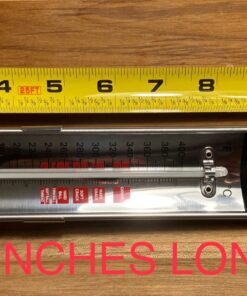 KitchenAid KQ907 Curved Stainless Steel Paddle Style Candy and Deep Fry Thermometer with pan clip, TEMPERATURE RANGE: 100F to 400F, Black 25 71NupqyqK6L