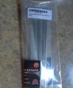10-Piece Galvanized Steel Tent Pegs - Garden Stakes Original version 10 71NvG9N2fwL