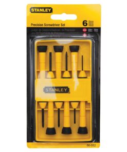 Alternative view of STANLEY Screwdriver Set, Precision, 6-Piece (66-052) , Yellow