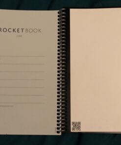 Rocketbook Core Reusable Smart Notebook | Innovative, Eco-Friendly, Digitally Connected Notebook with Cloud Sharing Capabilities | Dotted, 6" x 8.8", 36 Pg, Infinity Black, with Pen, Cloth, and App Included 1 Inifinity Black Executive 30 71NvHSkAR8L