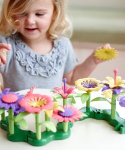 Alternative view of Green Toys Build-a-Bouquet Floral Arrangement Playset - BPA Free, Phthalates Free, Creative Play Toys for Gross Motors, Fine Motor Skill Development. Toys and Games