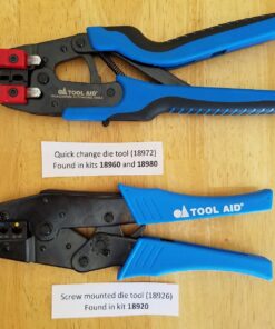 SG Tool Aid SGT18980 Ratcheting Terminal Crimping Kit (Quick Change with 9 Die Sets) 8 71Nw8tyuAbL