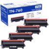 VICTONER TN760 Toner for Brother Printer TN760 TN730 Compatible Replacement for Brother TN760 TN-760 TN 760 TN730 TN-730 for MFC-L2710DW MFC-L2750DW HL-L2395DW Printer (4PK Toner TN-730/TN-760) 18 71NwNRpG9jL