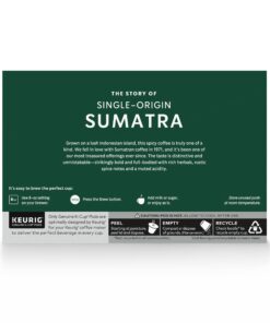 Starbucks K-Cup Coffee Pods—Dark Roast Coffee—Sumatra for Keurig Brewers—100% Arabica—6 boxes (60 pods total) 26 71NwRdei7tL