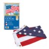 American Flag 4x6 ft. Tough-Tex The Strongest, Longest Lasting Flag by Annin Flagmakers, 100% Made in USA with Sewn Stripes, Embroidered Stars and Brass Grommets. Model 2720 4x6 ft.