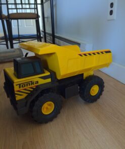 Funrise Tonka Steel Mighty Dump Truck, Yellow, Black, 10.25" x 16.75" x 7.75" (902050AZ01) Single Frustration-Free Packaging 43 71Ny6Ma6lfL 1