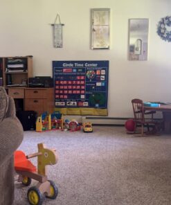 Circle Learning Time Center Pocket Chart Calendar Set, Educational Pocket Chart Learning Shape, Color Classroom Pocket Chart-Number Pocket Chart Wording Rhyme Pictures Pocket Chart 329 Cards 18 71NzKiUFOTL