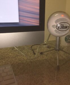 Logitech for Creators Blue Snowball iCE USB Microphone for Gaming, Streaming, Podcasting, Twitch, YouTube, Discord, Recording for PC and Mac, Plug & Play-Black Whiteout 39 71Nzy1zsjwL