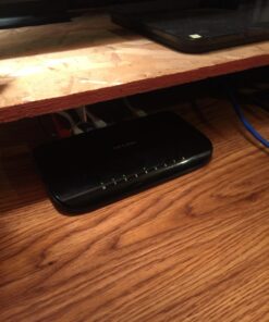 TP-Link 8 Port Gigabit Ethernet Network Switch | Plug and Play | Desktop or Wall-Mount | Plastic Case Ethernet Splitter | Fanless | Traffic Optimization | Unmanaged (TL-SG1008D),Black 33 71O DP0kCL