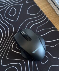 Amazon Basics Ergonomic 2.4 Ghz Wireless Optical PC Mouse, DPI adjustable, Black 30 71O0BDPg8L