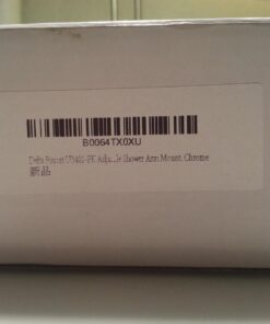 Delta Faucet U3401-PK Adjustable Shower Arm Mount, Chrome, 0.5 19 71O0SBebgVL