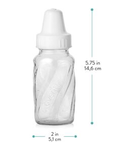 Evenflo Feeding Classic Glass Twist Bottles, 4 Ounce (Pack of 6) 19 71O1ojcCw8S