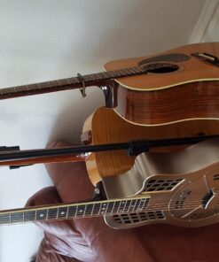 Guitar Tuner (2 Pack) for Acoustic Guitars, Violin, Ukulele (Uke), Bass, Mandolin, Banjo - (Black + White) - Premium Accessories by Nordic Essentials™ - Lifetime Warranty Black + White 23 71O2c2g72yL