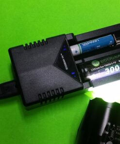 EcoGear FX Complete LED Tactical Flashlight Kit TK120 Flashlight with Rechargeable Battery: High Lumens with 5 Light Modes, Water Resistant, Adjustable Focus Zoom 61 71O3 5ids4L